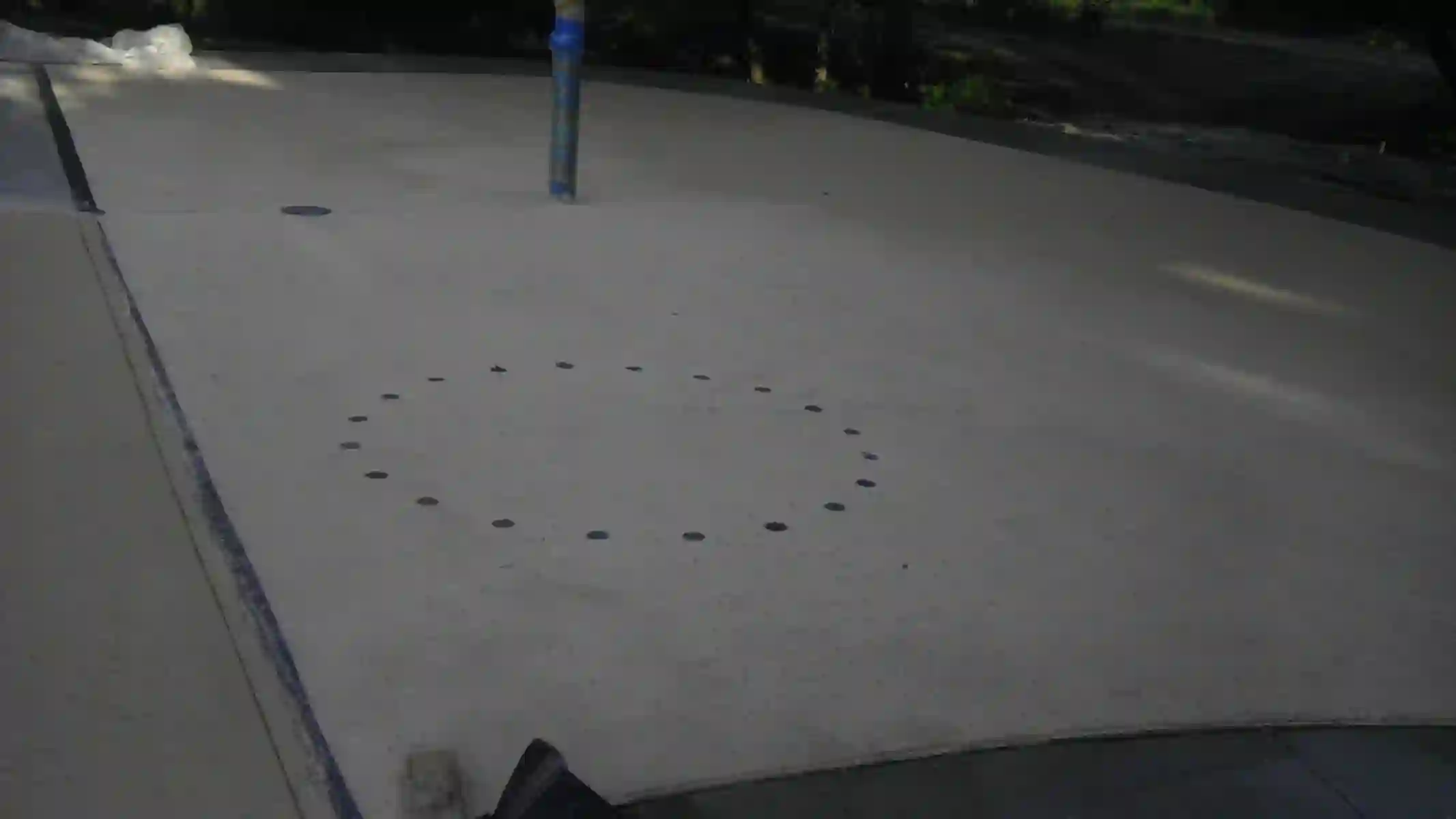 New driveway pour