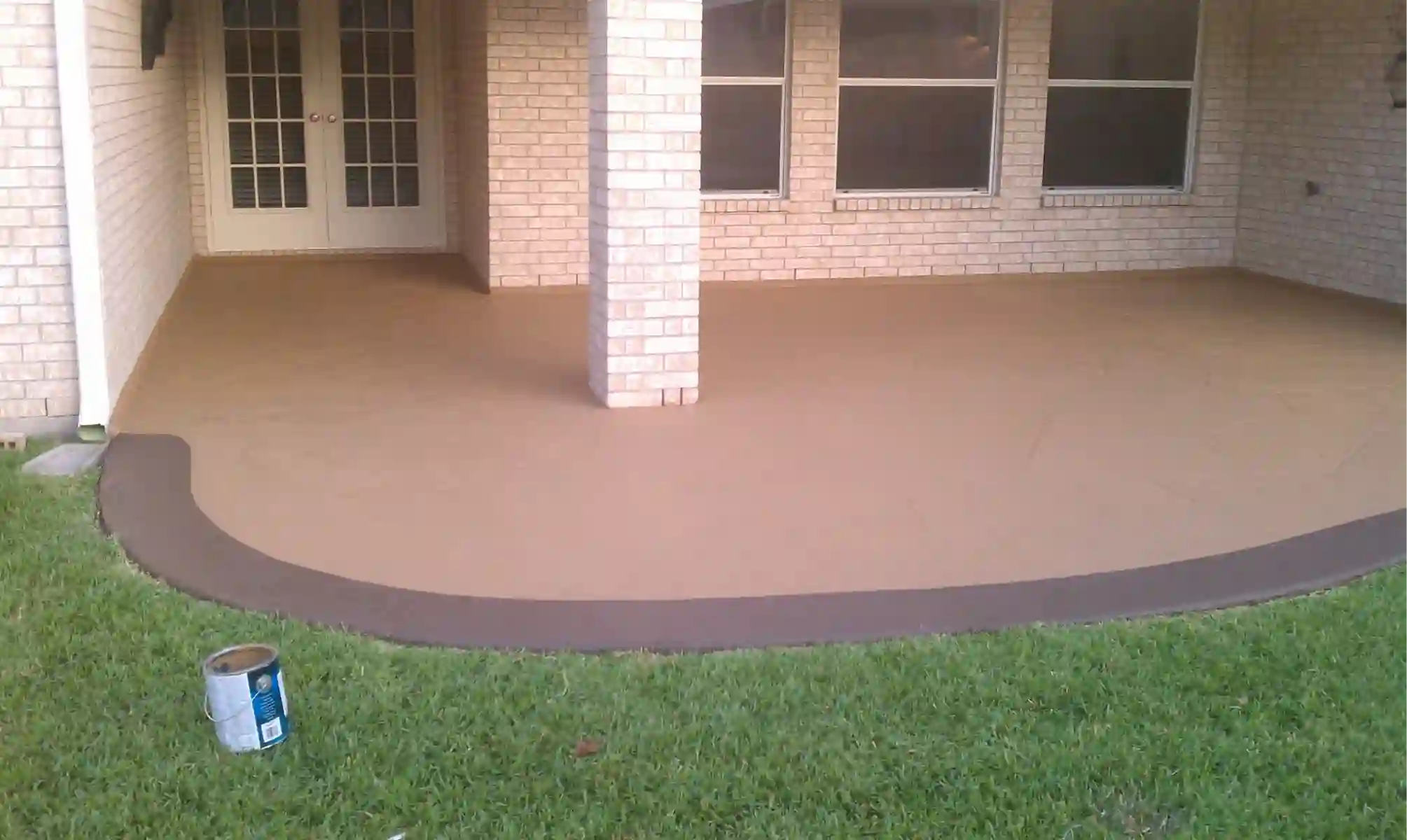 Backyard patio