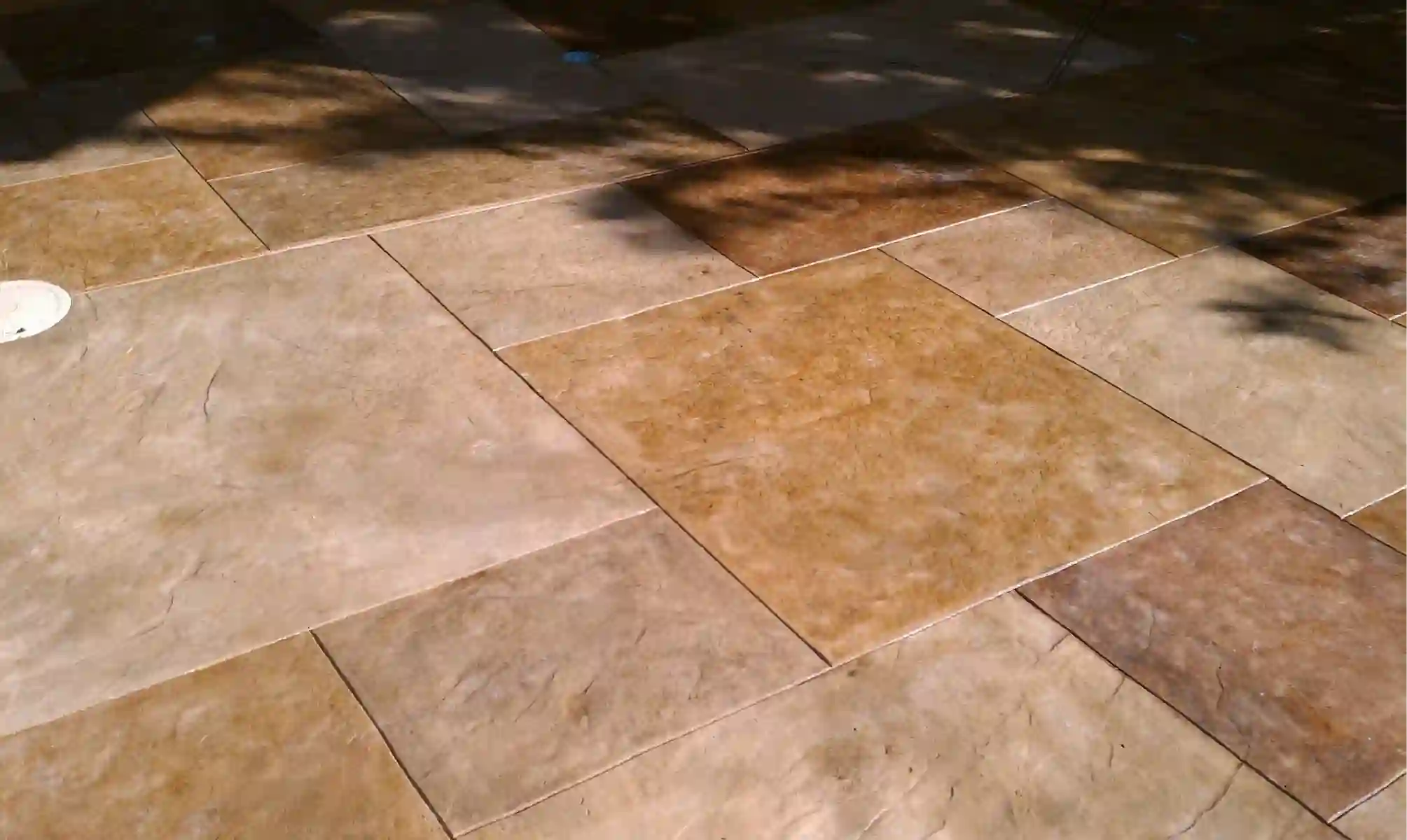 Stamped concrete project