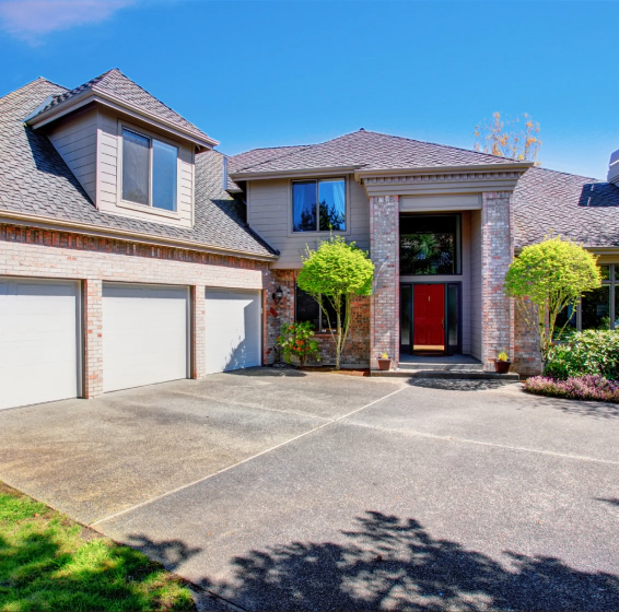 Concrete driveway installation in Spring, TX