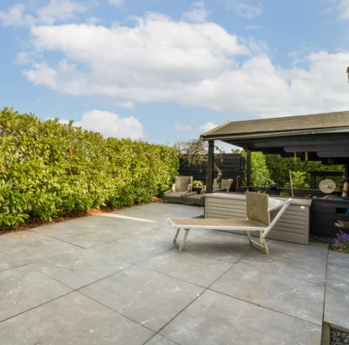 Concrete patio