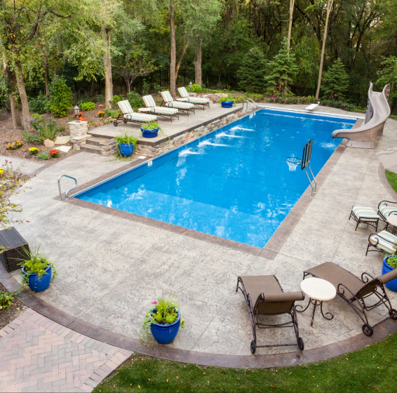 Pool deck concrete installation Spring TX