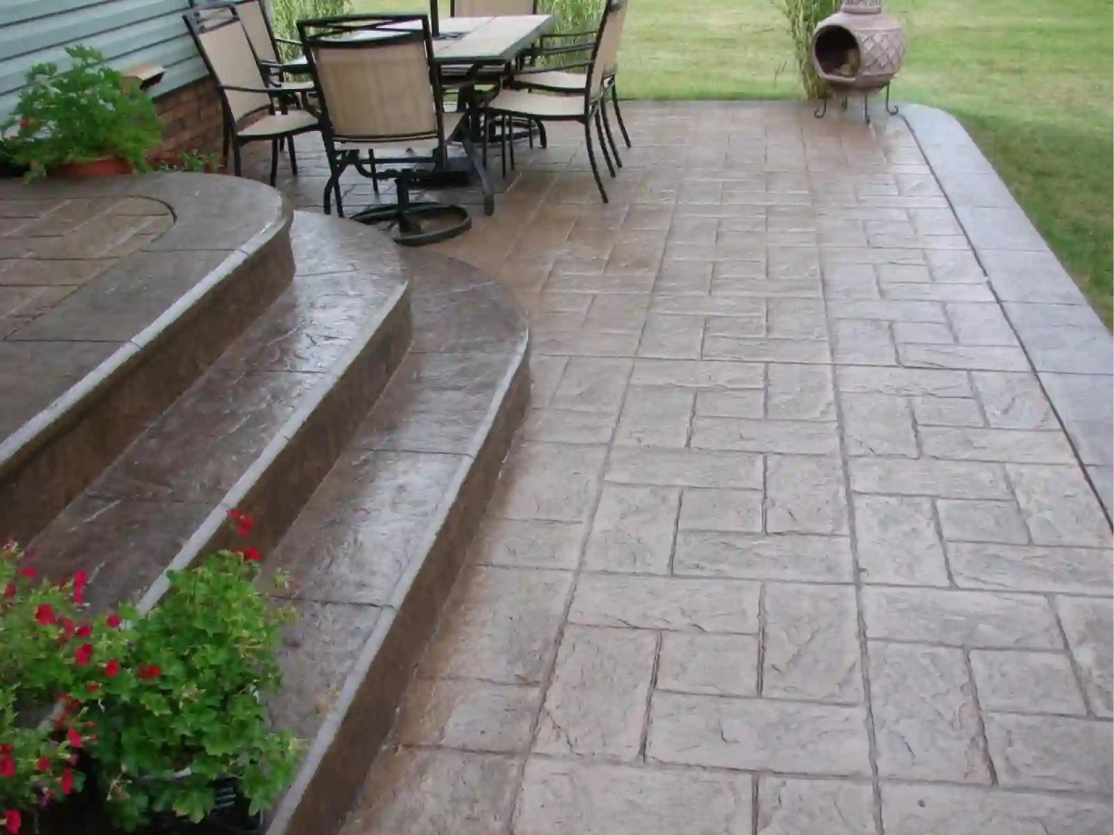 Stamped concrete